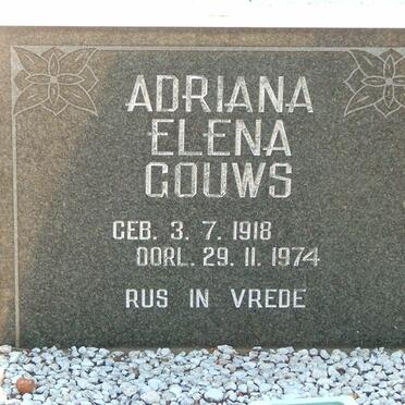 GOUWS Adriana Elena 1918-1974