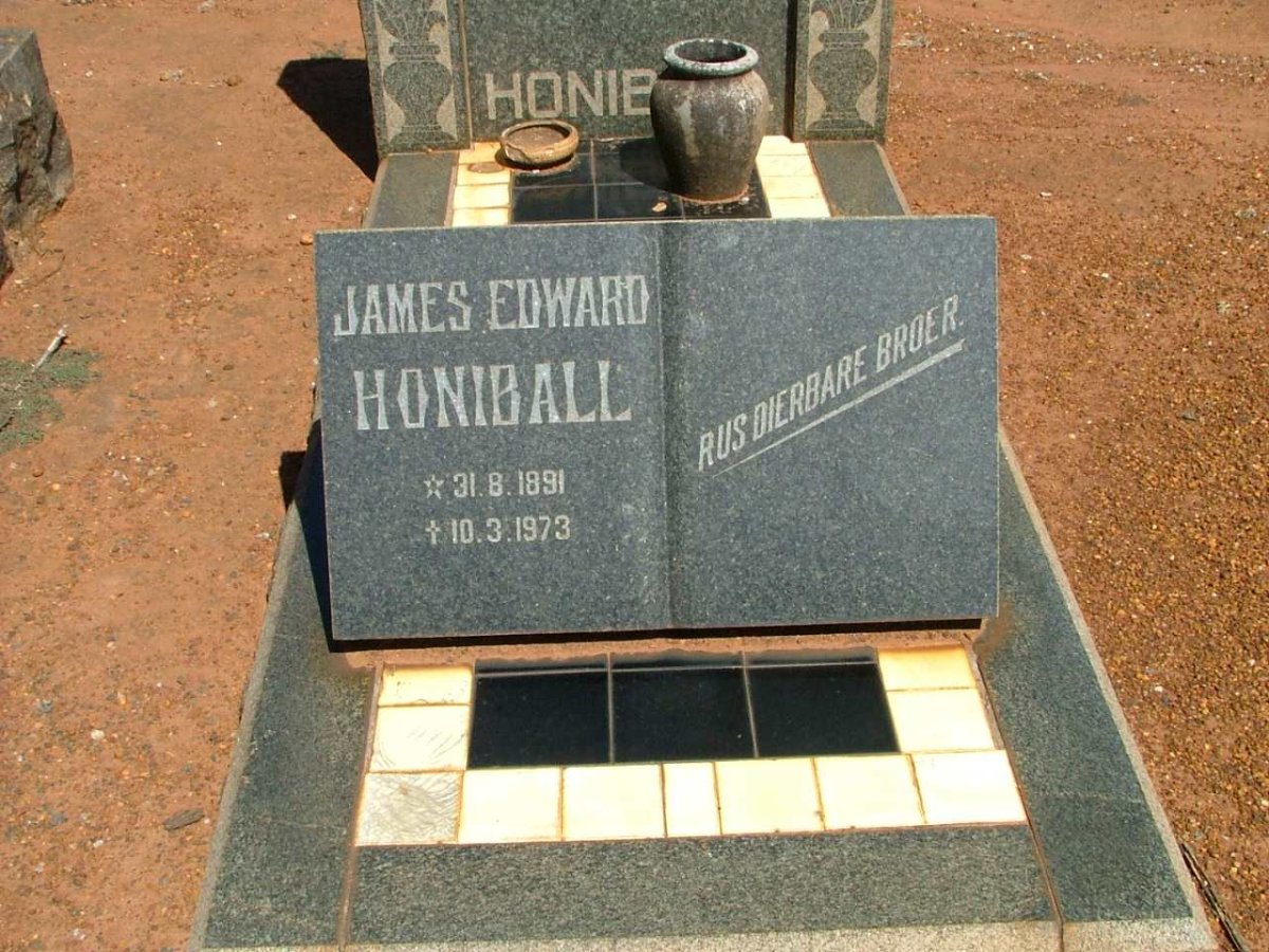 HONIBALL James Edward 1891-1973