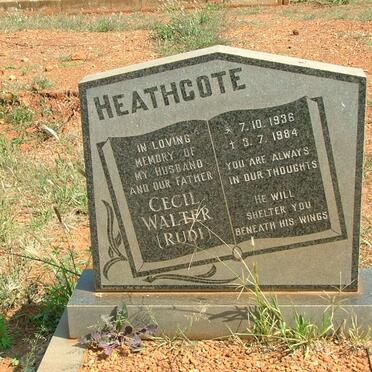 HEATHCOTE Cecil Walter 1936-1984