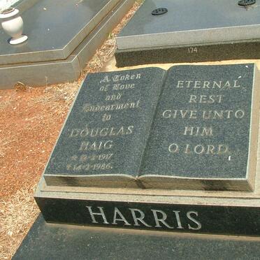 HARRIS Douglas Haig 1917-1986