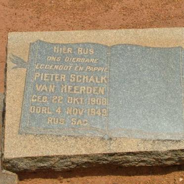 HEERDEN Pieter Schalk, van 1908-1949