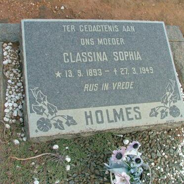 HOLMES Classina Sophia 1893-1949