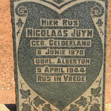 JUYN Nicolaas 1870-1944