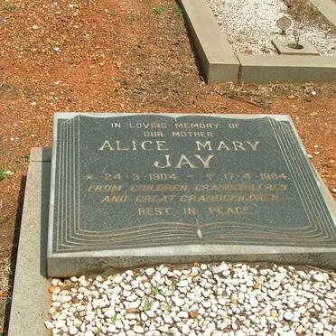 JAY Alice Mary 1904-1984