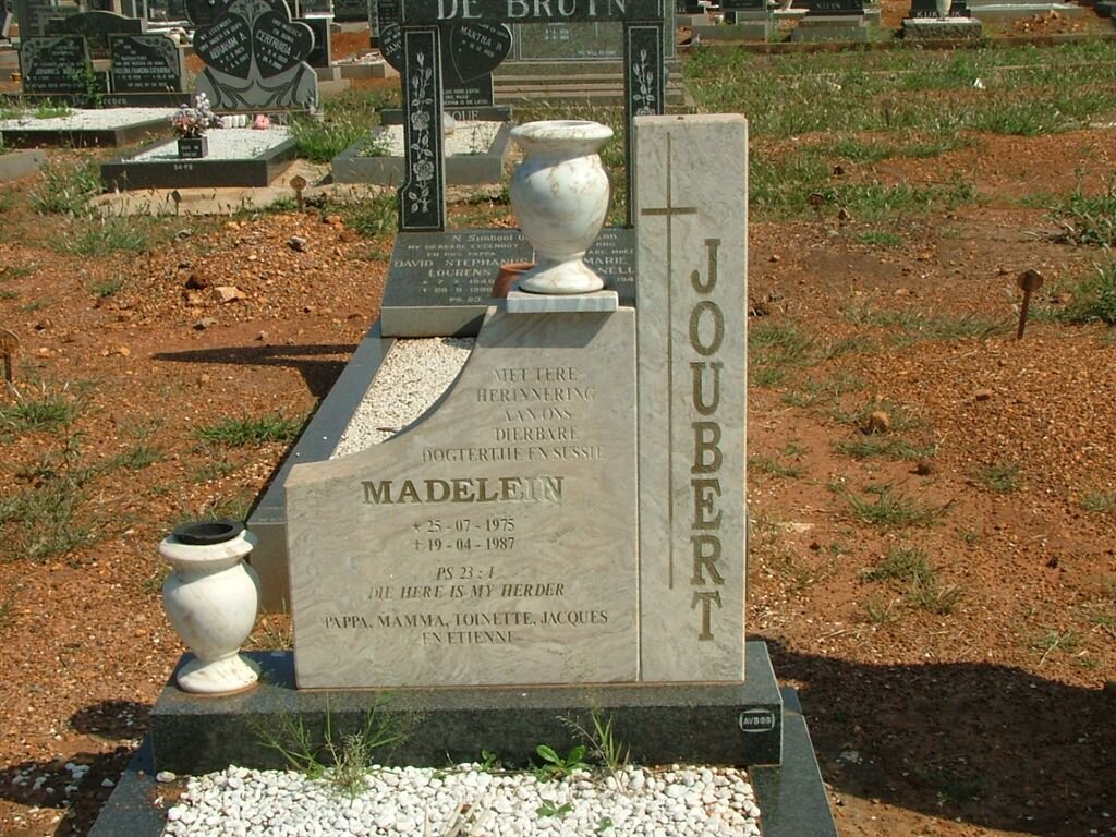 JOUBERT Madelein 1975-1987