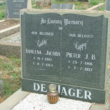 JAGER Pieter J.B., de 1906-1997 &amp; Dalena Jacoba 1907-1969