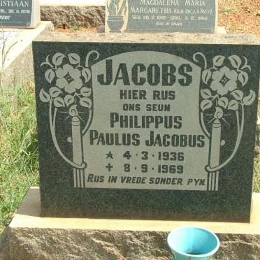 JACOBS Philippus Paulus Jacobus 1936-1969