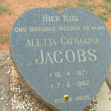 JACOBS Aletta Catharina 1871-1962