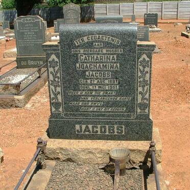 JACOBS Catharina Joachamina 1887-1951