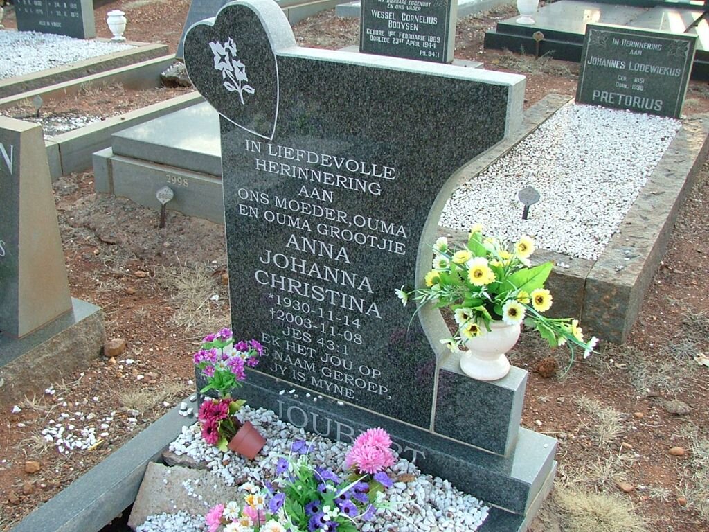 JOUBERT Anna Johanna Christina 1930-2003