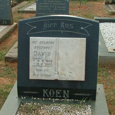 KOEN  David 1904-1960
