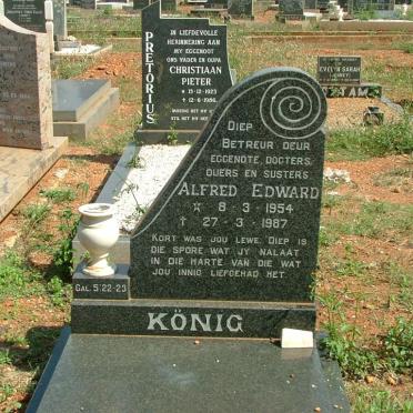 KÖNIG Alfred Edward 1954-1987