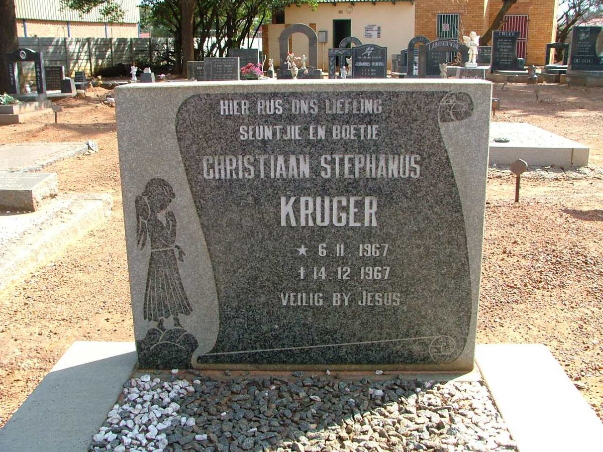KRUGER Christiaan Stephanus 1967-1967