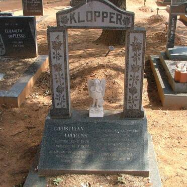 KLOPPER Christiaan Lourens 1970-1972