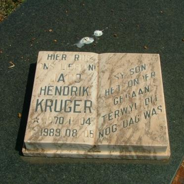 KRUGER Jaco Hendrik 1970-1989