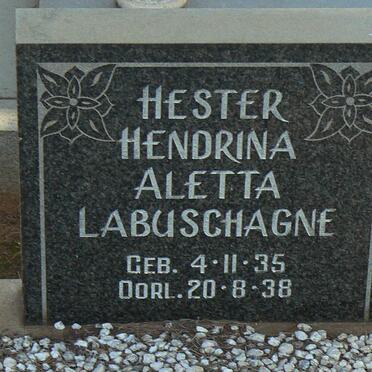 LABUSCHAGNE Hendrina Aletta 1935-1938
