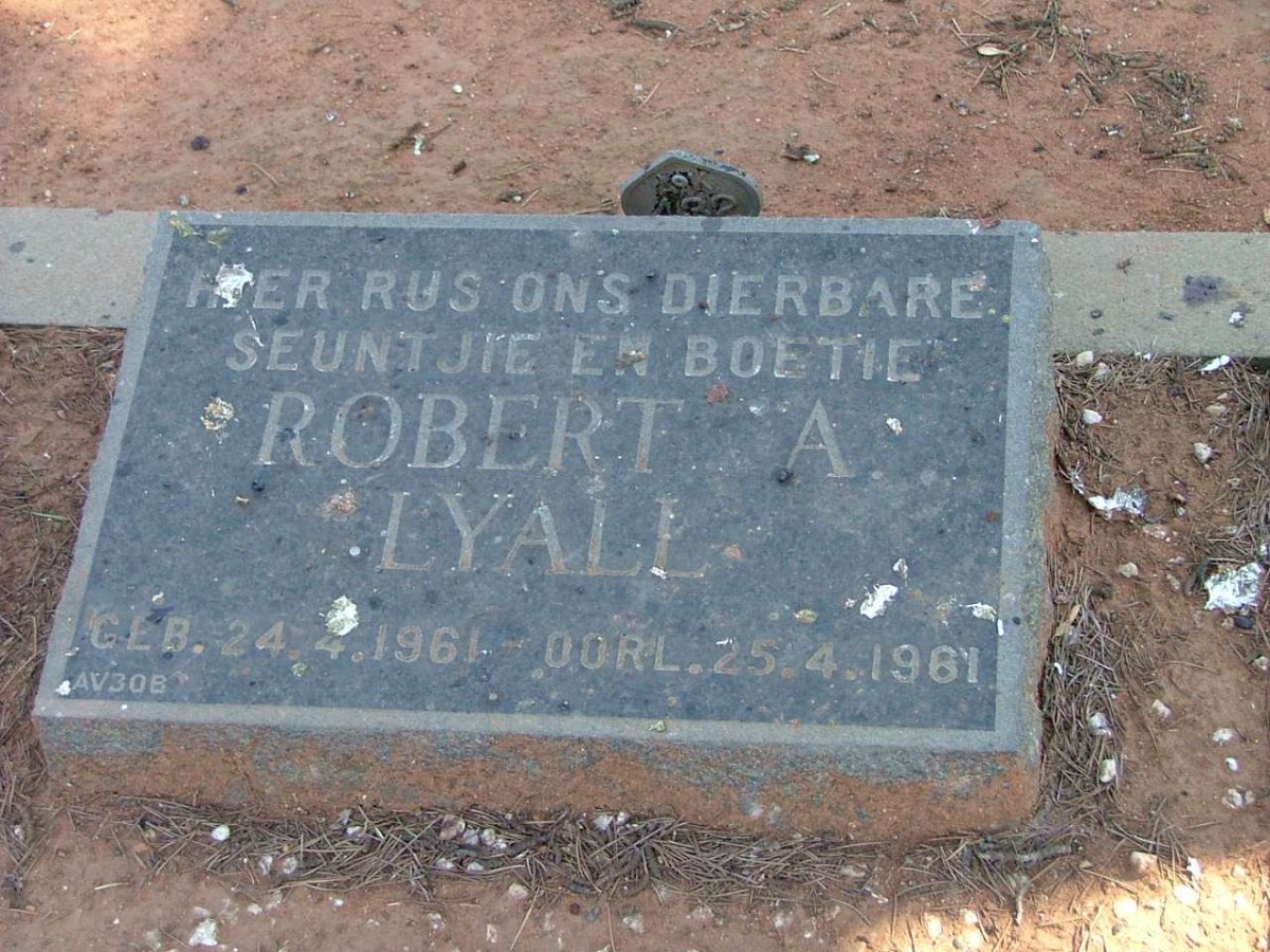 LYALL Robert A.  1961-1961