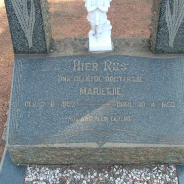 LABUSCHAGNE Marietjie 1952-1953