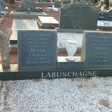 LABUSCHAGNE Pieter 1908-1974 &amp; Anna S. KRUGER 1911-1984