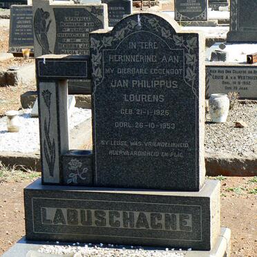 LABUSCHAGNE Jan Philippus Lourens 1925-1953