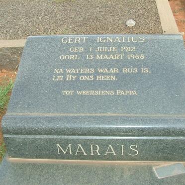 MARAIS Gert Ignatius 1912-1968
