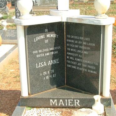 MAIER Lisa-Anné 1970-1987