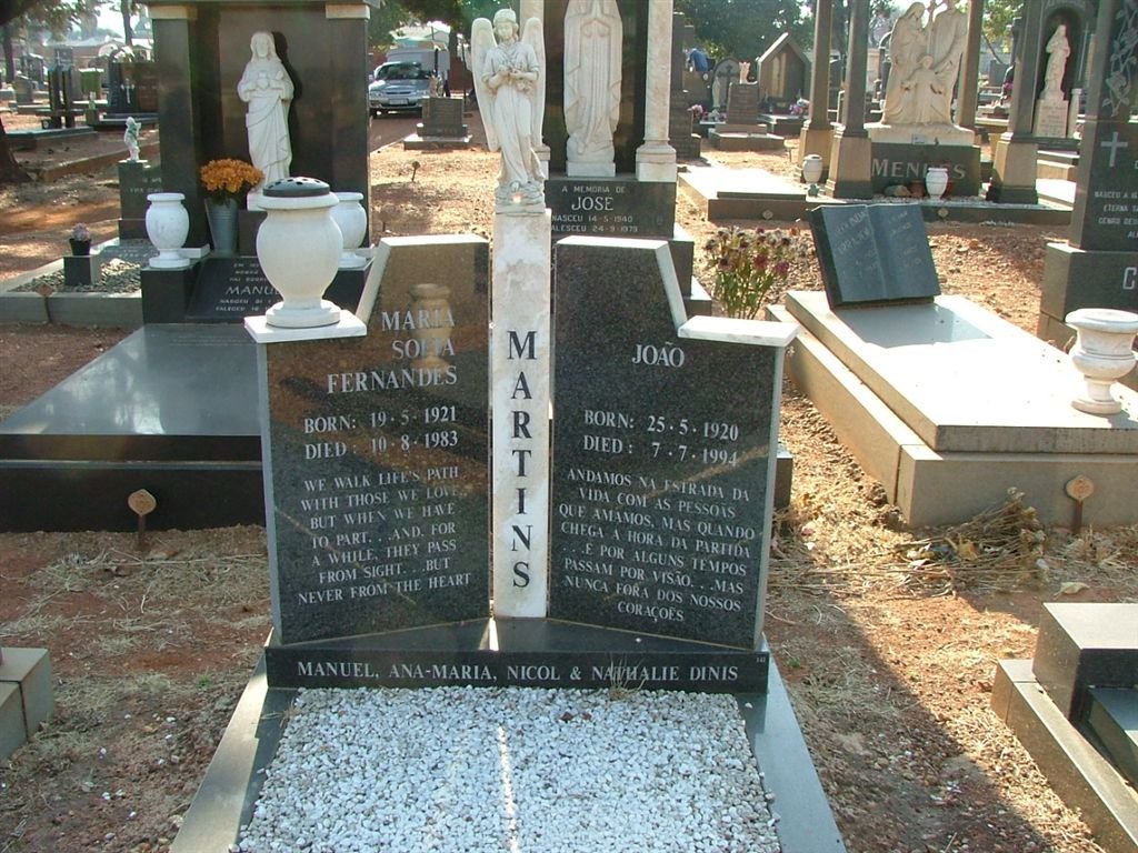 MARTINS Joao 1920-1994 &amp; Maria Sofia Fernandes 1921-1983
