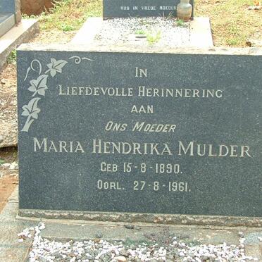MULDER Maria Hendrika 1890-1961