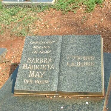 MAY Barbra Magrieta nee BOTHA 1885-1966