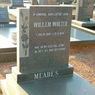MEADES Willem Wolter 1912-1974