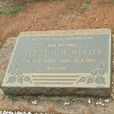 MULLER August H.W. 1889-1962