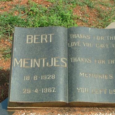 MEINTJIES Bert 1928-1967