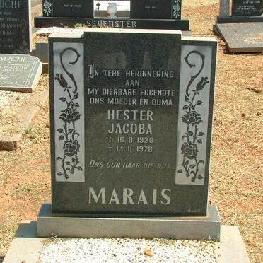 MARAIS Hester Jacoba 1928-1978