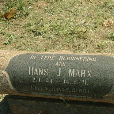 MARX Hans J. 1944-1971