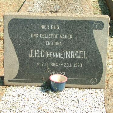 NAGEL J.H.C. 1894-1973