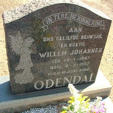 ODENDAL Willem Johannes 1957-1957