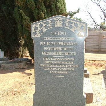 PHYFFER Jan Machiel 1898-1938