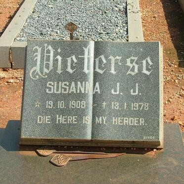 PIETERSE Susanna J.J. 1908-1978