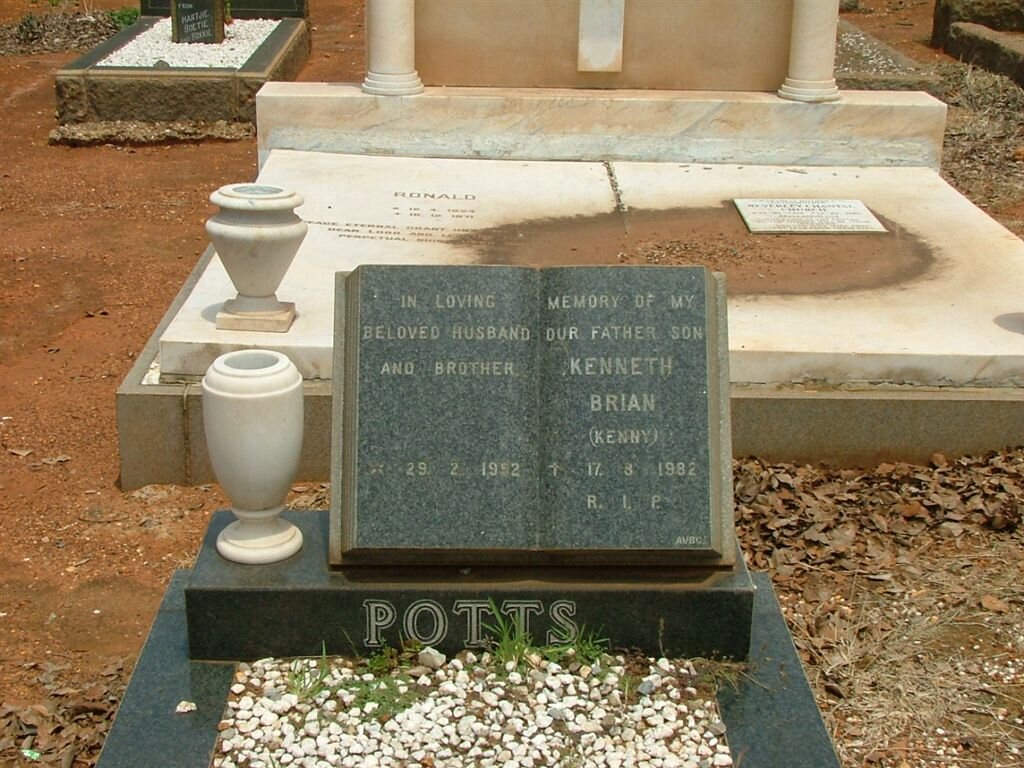POTTS Kenneth Brian 1952-1982