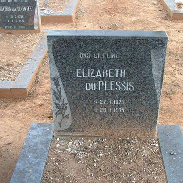 PLESSIS Elizabeth, du  1975-1975