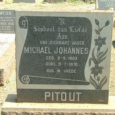 PITOUT Michael Johannes 1903-1970