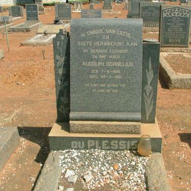 PLESSIS Rudolph Cornelius, du 1896-1951