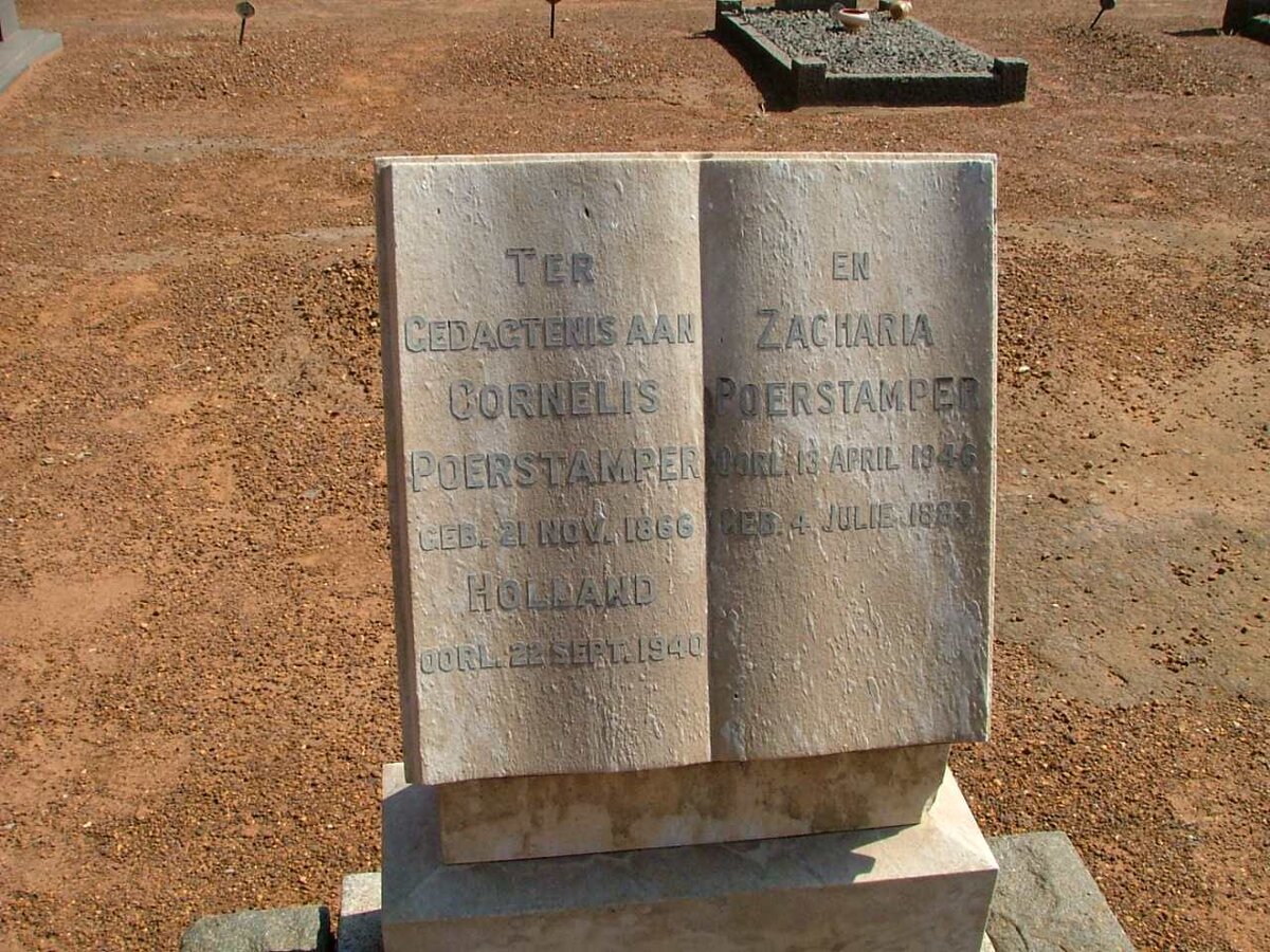 POERSTAMPER Cornelis 1866-1940 :: POERSTAMPER Zacharia 1883-1946