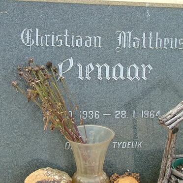 PIENAAR Christiaan Mattheus 1936-1964