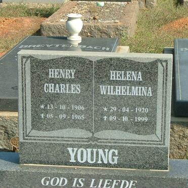 YOUNG Henry Charles 1906-1965 &amp; Helena Wilhelmina 1920-1999