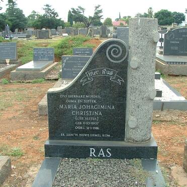 RAS Maria Johagimina Christina nee BESTER 1907-1981 
