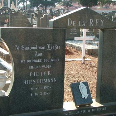 REY Pieter Hirschmann, de la 1923-1975