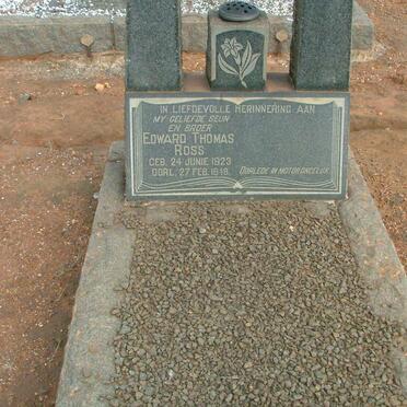 ROSS Edward Thomas 1923-1948