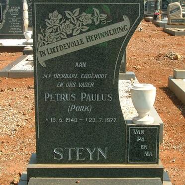 STEYN Petrus Paulus 1940-1977