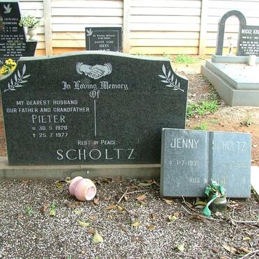 SCHOLTZ Pieter 1928-1977 &amp; Jenny 1937-1983
